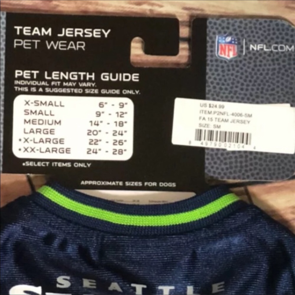 Seahawks dog jerseys - Picture 2 of 6